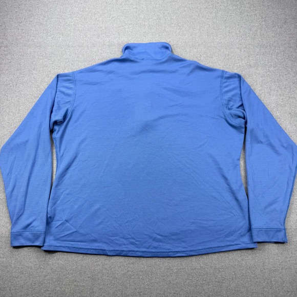 Vintage Patagonia Capilene 1/4 Zip Pullover Womens L Blue Base Layer Made In USA - Picture 15 of 16